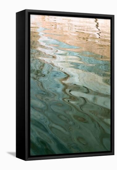 Utah. Colorful Abstract Reflections of Canyon Walls on Lake Powell-Judith Zimmerman-Framed Premier Image Canvas