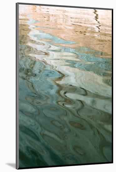 Utah. Colorful Abstract Reflections of Canyon Walls on Lake Powell-Judith Zimmerman-Mounted Photographic Print