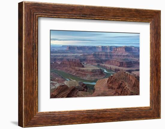 Utah, Dead Horse Point State Park. Colorado River Gooseneck Formation-Cathy & Gordon Illg-Framed Photographic Print