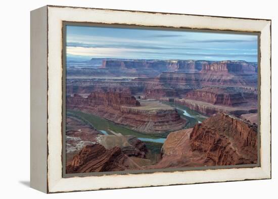 Utah, Dead Horse Point State Park. Colorado River Gooseneck Formation-Cathy & Gordon Illg-Framed Premier Image Canvas