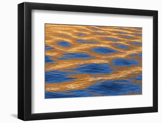 Utah, Glen Canyon Nra. Abstract of Cliff Reflection in Lake Powell-Jaynes Gallery-Framed Photographic Print