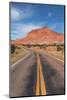 Utah, Highway 24 in Capitol Reef National Park-Alan Majchrowicz-Mounted Photographic Print