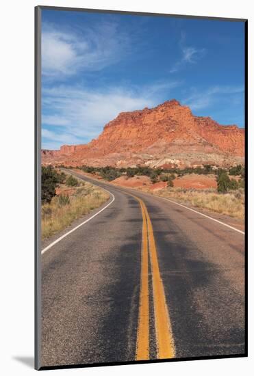 Utah, Highway 24 in Capitol Reef National Park-Alan Majchrowicz-Mounted Photographic Print