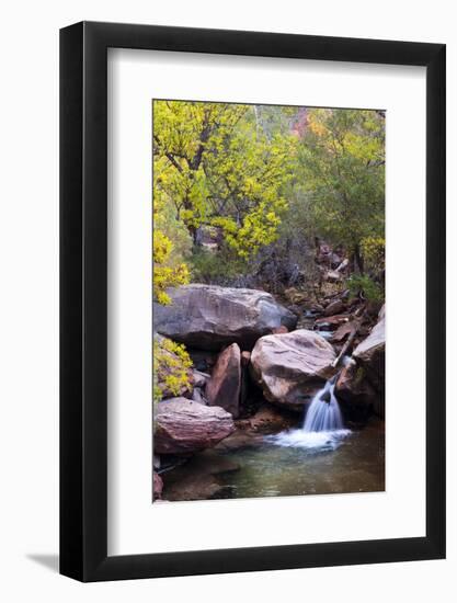 Utah, Kanarraville, Kanarra Creek Canyon-Jamie And Judy Wild-Framed Photographic Print