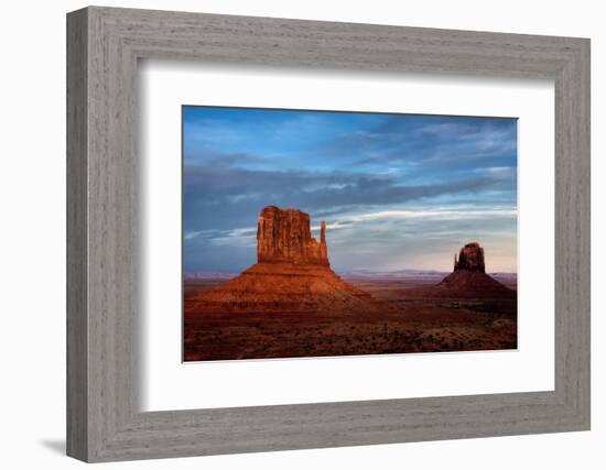 Utah, Monument Valley Navajo Tribal Park. Eroded Formations-Jay O'brien-Framed Photographic Print