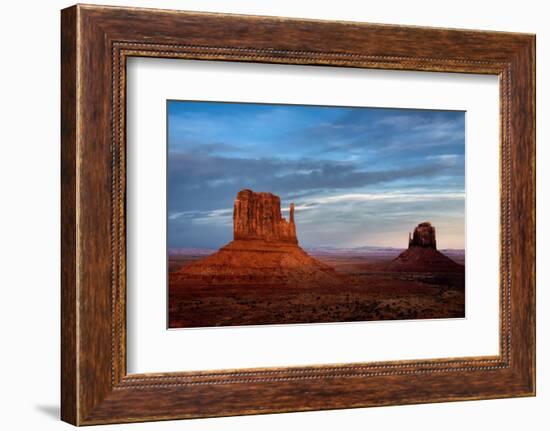 Utah, Monument Valley Navajo Tribal Park. Eroded Formations-Jay O'brien-Framed Photographic Print