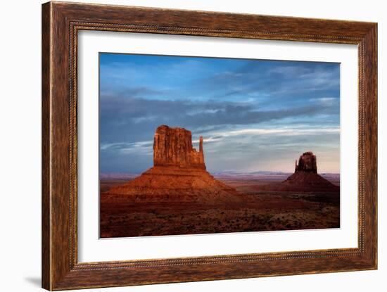 Utah, Monument Valley Navajo Tribal Park. Eroded Formations-Jay O'brien-Framed Photographic Print