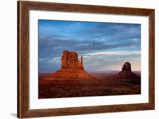 Utah, Monument Valley Navajo Tribal Park. Eroded Formations-Jay O'brien-Framed Photographic Print