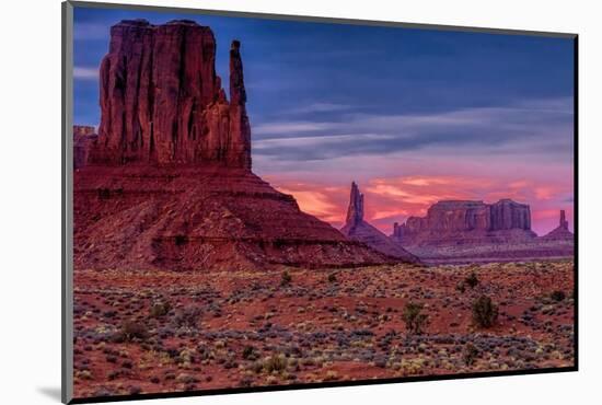 Utah, Monument Valley Navajo Tribal Park. Eroded Formations-Jay O'brien-Mounted Photographic Print