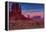 Utah, Monument Valley Navajo Tribal Park. Eroded Formations-Jay O'brien-Framed Premier Image Canvas