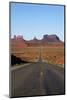 Utah, Navajo Nation, U.S. Route 163 Heading Towards Monument Valley-David Wall-Mounted Photographic Print