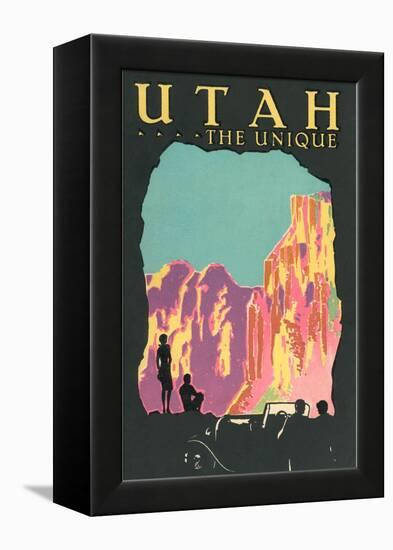 Utah the Unique-null-Framed Stretched Canvas