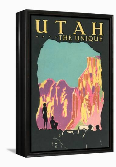 Utah the Unique-null-Framed Stretched Canvas