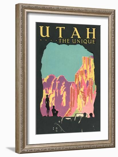 Utah the Unique-null-Framed Art Print