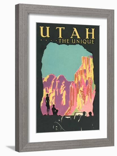 Utah the Unique-null-Framed Art Print