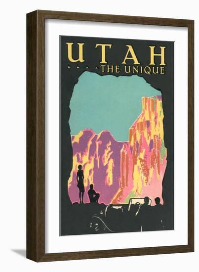 Utah the Unique-null-Framed Art Print