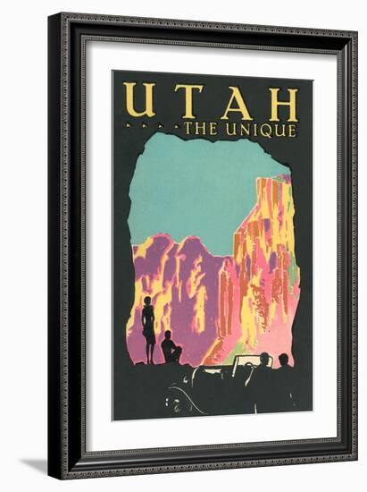 Utah the Unique-null-Framed Art Print