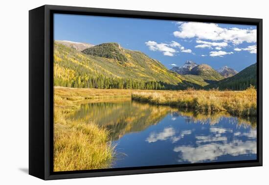 Utah, Wasatch Cache National Forest. Mountain and River Landscape-Jaynes Gallery-Framed Premier Image Canvas