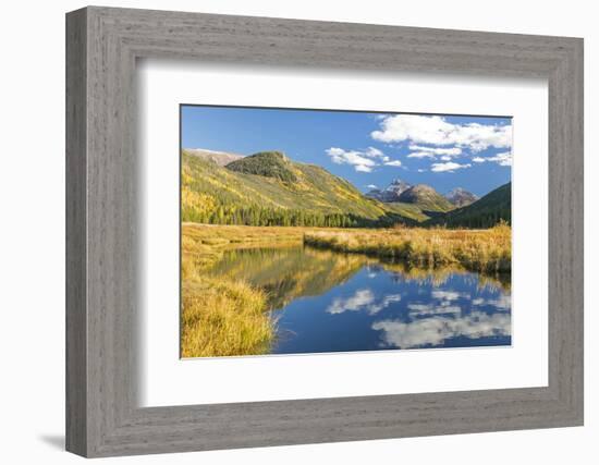 Utah, Wasatch Cache National Forest. Mountain and River Landscape-Jaynes Gallery-Framed Photographic Print