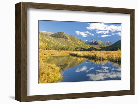 Utah, Wasatch Cache National Forest. Mountain and River Landscape-Jaynes Gallery-Framed Photographic Print