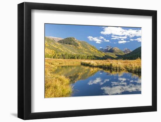 Utah, Wasatch Cache National Forest. Mountain and River Landscape-Jaynes Gallery-Framed Photographic Print