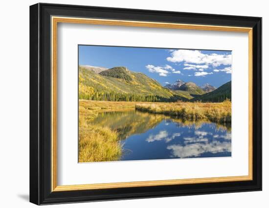 Utah, Wasatch Cache National Forest. Mountain and River Landscape-Jaynes Gallery-Framed Photographic Print