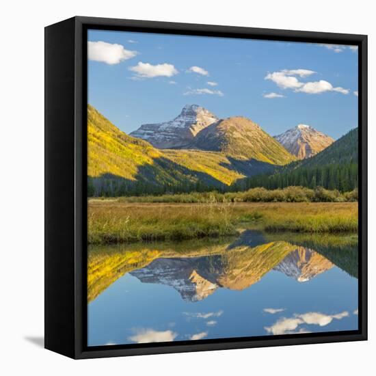 Utah, Wasatch Cache National Forest. Mountain and River Landscape-Jaynes Gallery-Framed Premier Image Canvas