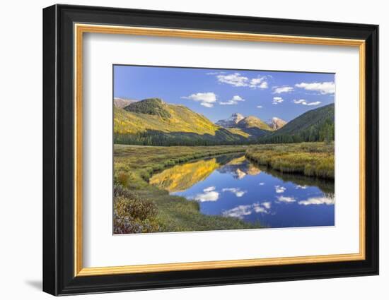 Utah, Wasatch Cache National Forest. Mountain and River Landscape-Jaynes Gallery-Framed Photographic Print