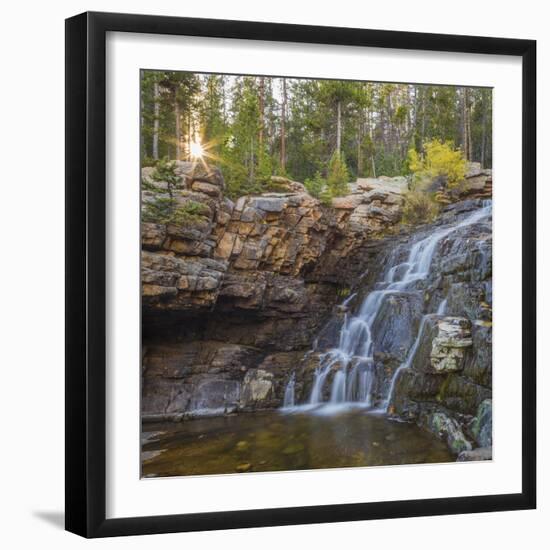 Utah, Wasatch Cache National Forest. Provo River Falls Landscape-Jaynes Gallery-Framed Photographic Print