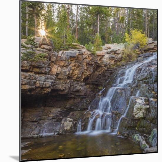 Utah, Wasatch Cache National Forest. Provo River Falls Landscape-Jaynes Gallery-Mounted Photographic Print