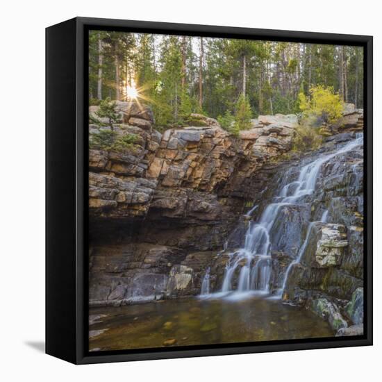 Utah, Wasatch Cache National Forest. Provo River Falls Landscape-Jaynes Gallery-Framed Premier Image Canvas