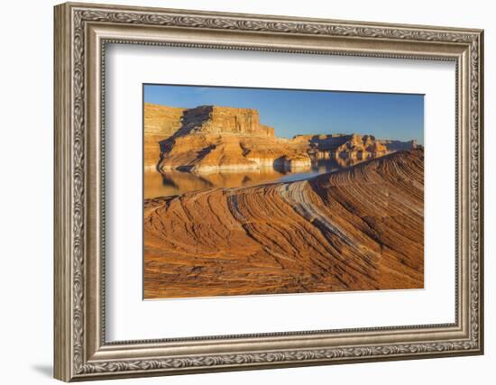 Utah. Weathering Pit Ridge at Lake Powell-Jaynes Gallery-Framed Photographic Print