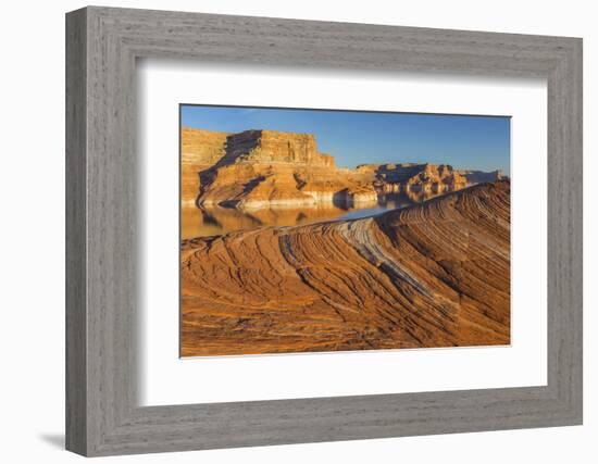 Utah. Weathering Pit Ridge at Lake Powell-Jaynes Gallery-Framed Photographic Print