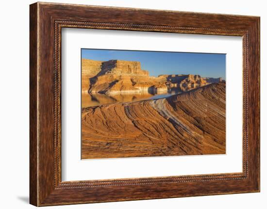 Utah. Weathering Pit Ridge at Lake Powell-Jaynes Gallery-Framed Photographic Print