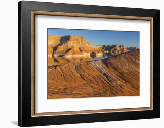 Utah. Weathering Pit Ridge at Lake Powell-Jaynes Gallery-Framed Photographic Print