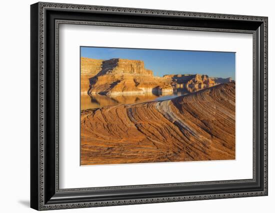 Utah. Weathering Pit Ridge at Lake Powell-Jaynes Gallery-Framed Photographic Print