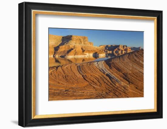 Utah. Weathering Pit Ridge at Lake Powell-Jaynes Gallery-Framed Photographic Print