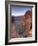 Utah, Zion National Park, from Canyon Overlook, USA-Alan Copson-Framed Photographic Print