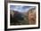 Utah, Zion National Park, View from Top of Angels Landing into Zion Canyon-David Wall-Framed Photographic Print