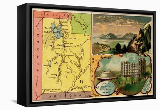 Utah-Arbuckle Brothers-Framed Stretched Canvas