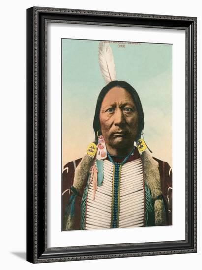 Ute Indian Chief Buckskin Charley-null-Framed Art Print