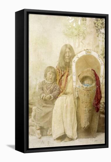 Ute Indians, from Southern Colorado, 1895-Charles A. Nast-Framed Premier Image Canvas