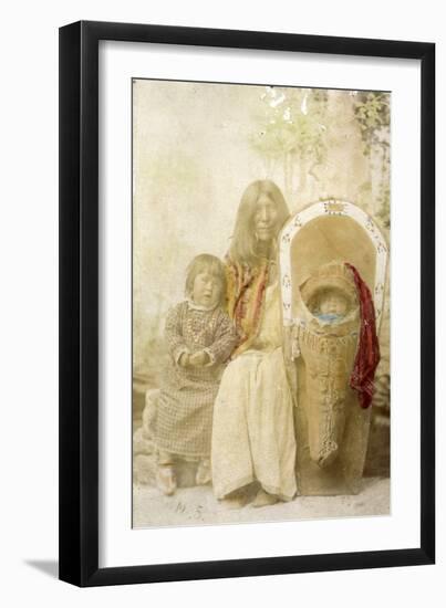 Ute Indians, from Southern Colorado, 1895-Charles A. Nast-Framed Photographic Print