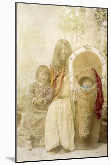 Ute Indians, from Southern Colorado, 1895-Charles A. Nast-Mounted Photographic Print