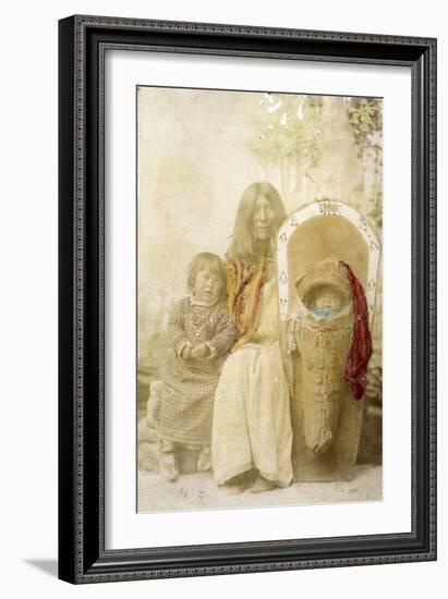 Ute Indians, from Southern Colorado, 1895-Charles A. Nast-Framed Photographic Print