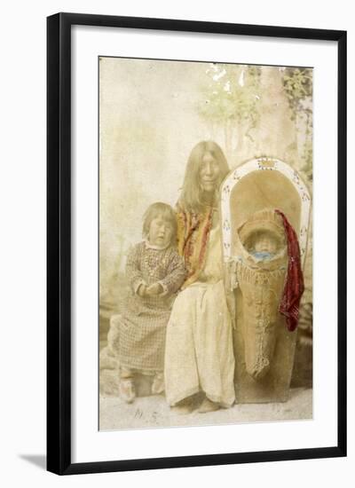 Ute Indians, from Southern Colorado, 1895-Charles A. Nast-Framed Photographic Print