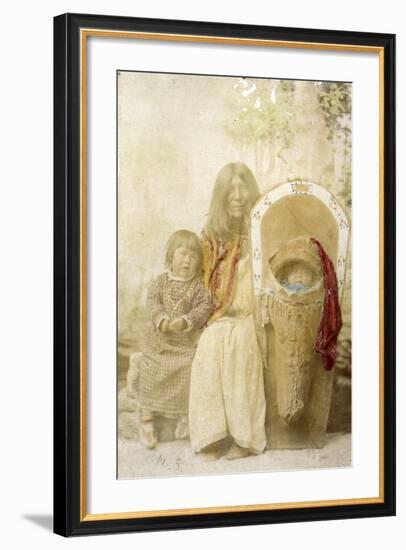 Ute Indians, from Southern Colorado, 1895-Charles A. Nast-Framed Photographic Print