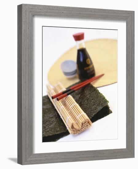 Utensils for Preparing Sushi-Peter Medilek-Framed Photographic Print