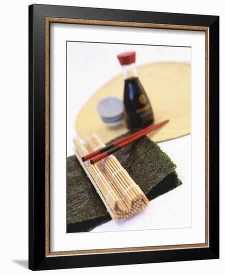 Utensils for Preparing Sushi-Peter Medilek-Framed Photographic Print