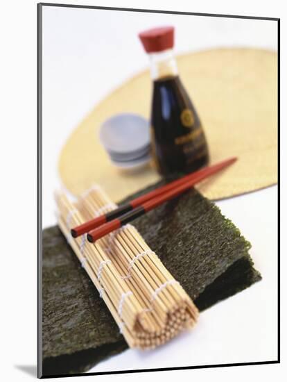 Utensils for Preparing Sushi-Peter Medilek-Mounted Photographic Print